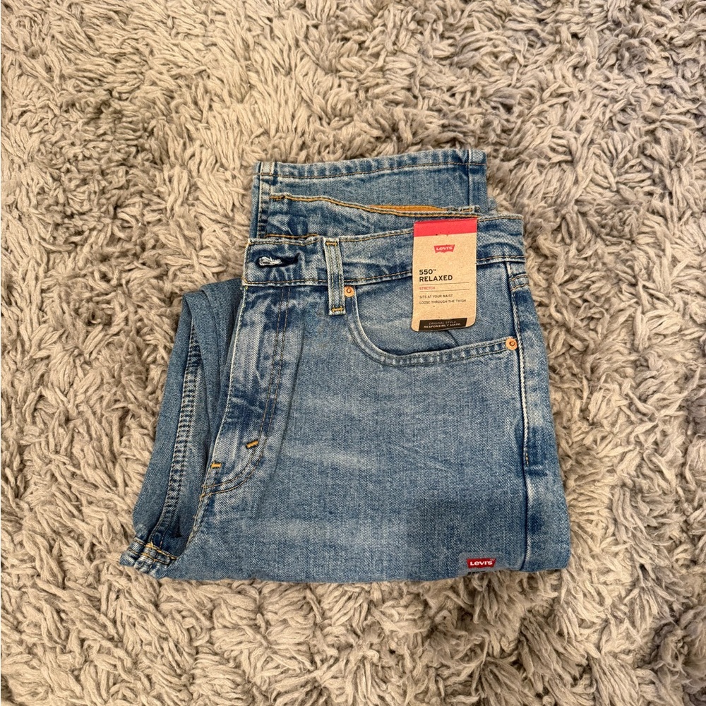 Levi's Light Blue Relaxed Jeans 550 Relaxed